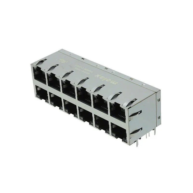 857281003 Bom List Support 857281003 RJ45 85728 Modular Connector Jack With Magnetics 12 Port 85728-1003 10/100/1000 Base-T AutoMDIX