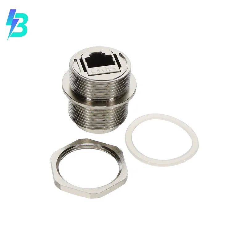 17-150144 Electronic Components 17-150144 Coupler Modular Connector Adapters Jack 8p8c RJ45 Shielded 17150144 Panel Mount Bulkhead
