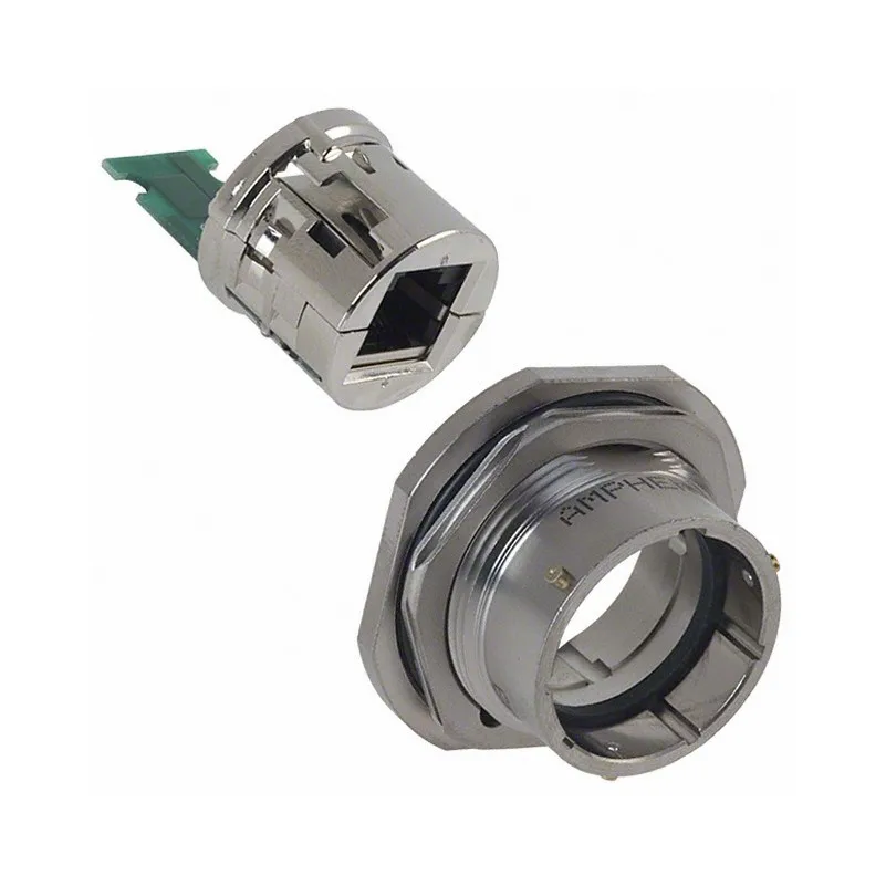 RJF72N00 One Stop Kitting Service RJF72N00 Jack RJF Modular Connector 8p8c RJ45 Ethernet Unshielded RJF7-2N00 Panel Mount Bulkhead
