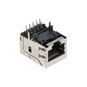 936268520 Connectors 936268520 RJ45 MXMag 93626 Modular Connector Jack With Magnetics 1 Port 93626-8520 10/100/1000 Base-T AutoMDIX