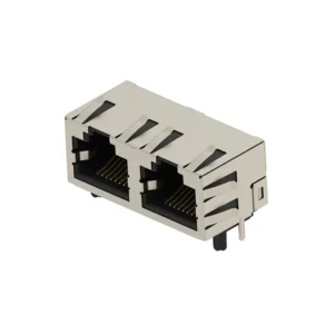2501550-6 2501550-6 Jack Modular Connector 8p8c Shielded EMI Finger 25015506 Through Hole Right Angle