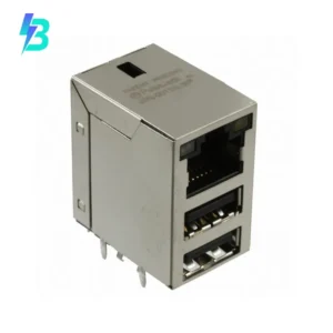 JW0-0013NL JW0-0013NL RJ45 with USB A Dual PULSEJACK JW Connector Jacks With Magnetics 1 Port JW00013NL 10/100/1000 Base-TX AutoMDIX