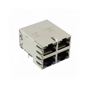 1-1840649-4 Brand 1-1840649-4 Jack Modular Connector 8p8c RJ45 Ethernet Shielded EMI Finger 118406494 Board Edge Panel Mount Through Hole