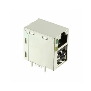 6116640-1 Service 6116640-1 Jack with USB A Dual Modular Connector 8p8c RJ45 Ethernet Shielded 61166401 Through Hole