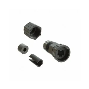 RDP-00BMMS-TLM7001 Connectors RDP-00BMMS-TLM7001 Housing for Prewired RJ45 Cordset Modular Connector Plug Bayonet Lock RDP00BMMSTLM7001 Black
