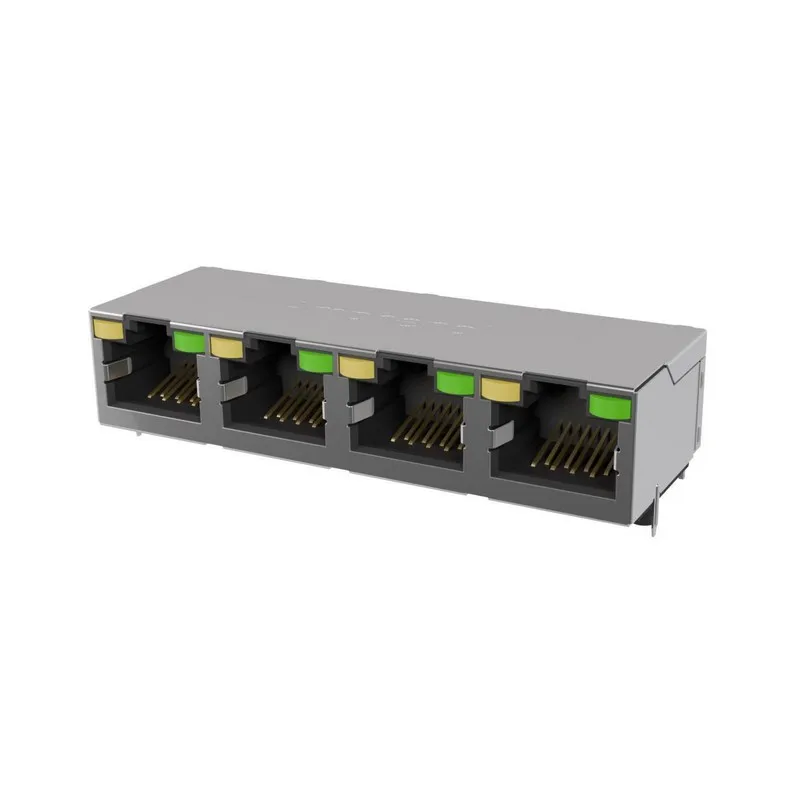 RJE594886441 Brand Accessory RJE594886441 Jack RJE59 Modular Connector 8p8c RJ45 Ethernet Shielded EMI Finger RJE594-886441 Through Hole
