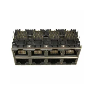 RJSAE538008 Original Supplier RJSAE538008 Jack RJSAE Modular Connector 8p8c RJ45 Ethernet Shielded EMI Finger RJSAE5-38008 Through Hole