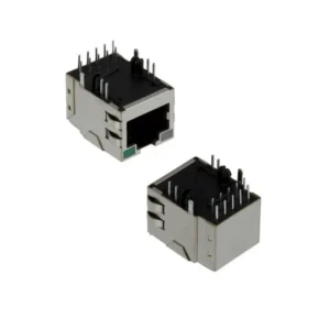 5-6605809-5 5-6605809-5 RJ45 Mag45 Modular Connector Jack With Magnetics 1 Port 566058095 10/100/1000 Base-T AutoMDIX