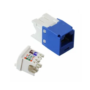 CJ688TGBU Brand Connectors CJ688TGBU Jack Mini-Com TX6 PLUS Modular Connector 8p8c RJ45 Ethernet Unshielded CJ688-TGBU Panel Mount