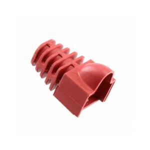 569877-3 Original 569877-3 Boot Hooded Modular Connector Accessory For Cat3 5 5e Shielded Modular RJ45 Plugs Snag-less 5698773 Red