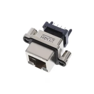 MRJ5484MF On Sale MRJ5484MF Jack MRJ Modular Connector 8p8c RJ45 Ethernet Unshielded MRJ54-84MF Panel Mount Flange 2 Hole Through Hole