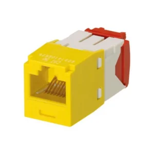 CJ5E88TGYL-24 Brand Connectors CJ5E88TGYL-24 Jack Mini-Com TX5e Modular Connector 8p8c RJ45 Ethernet Unshielded CJ5E88TGYL24 Panel Mount
